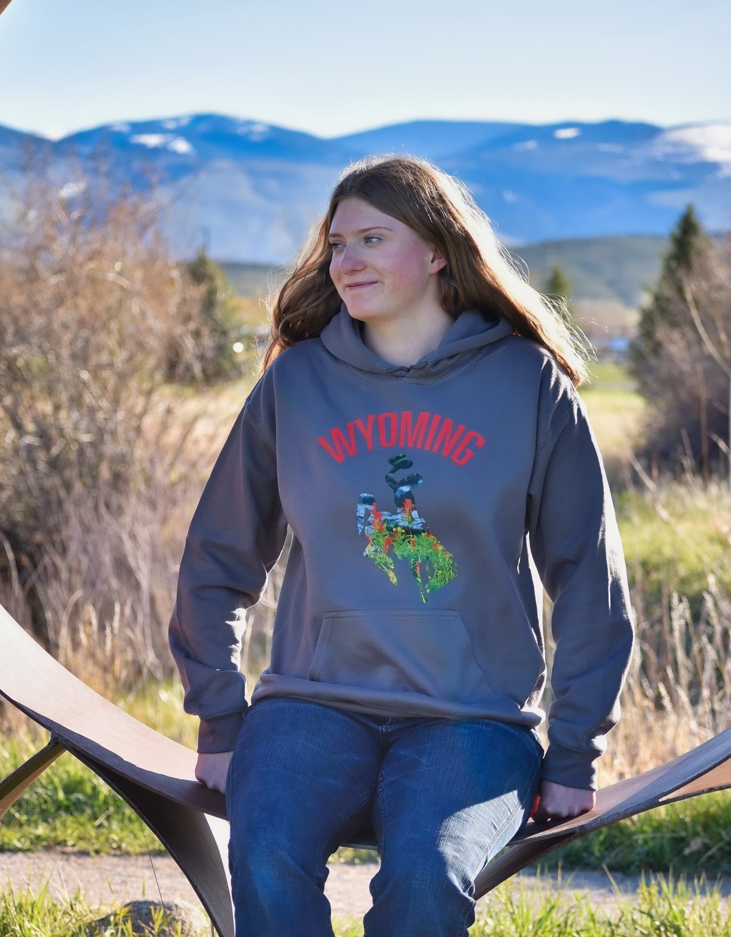 Wyoming Indian Paint Brush Hoodie