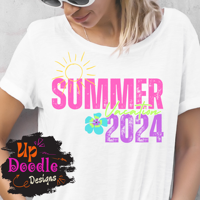 H1503 Summer Vacation DTF/Sublimation Transfer