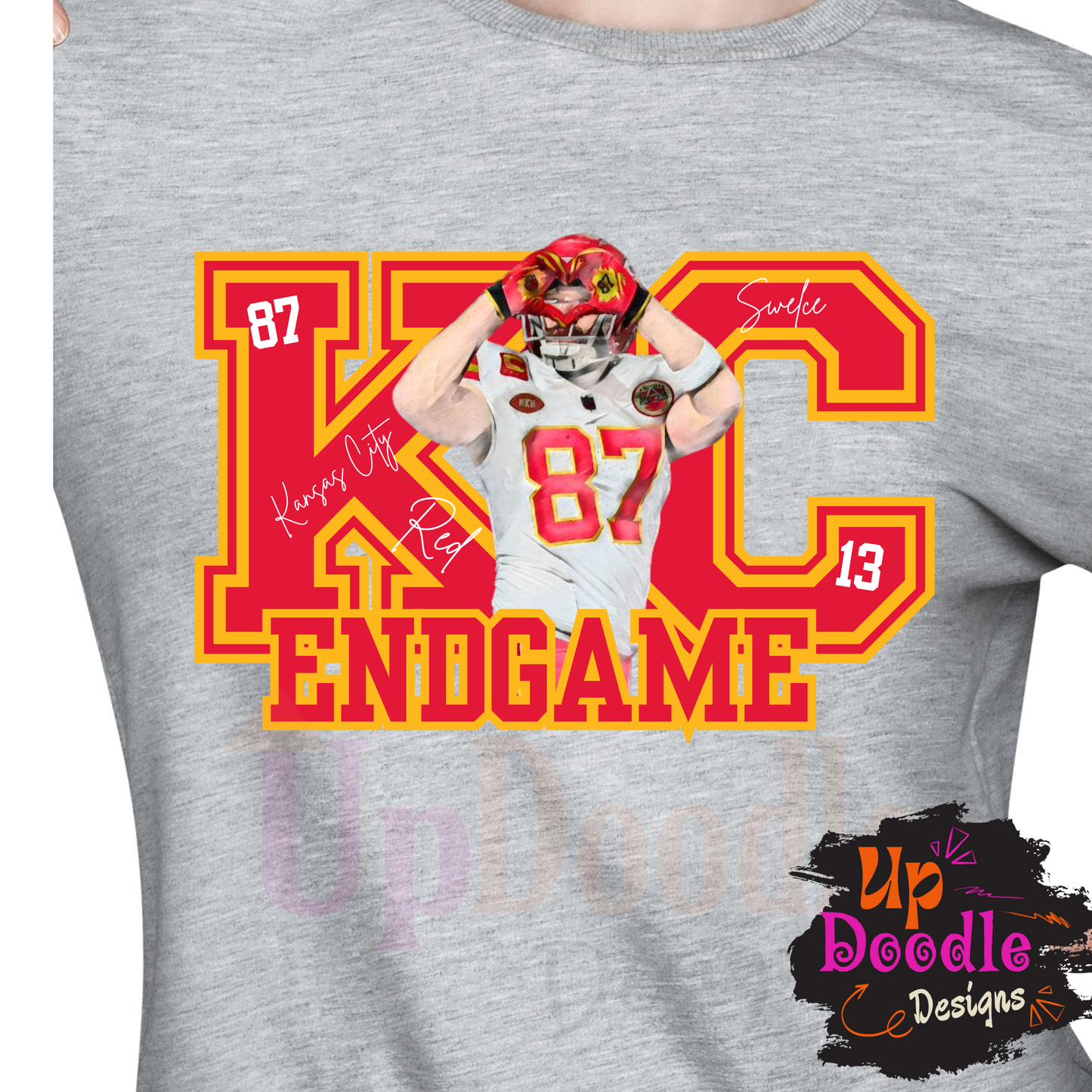 H924 End Game Football DTF/Sublimation Transfer