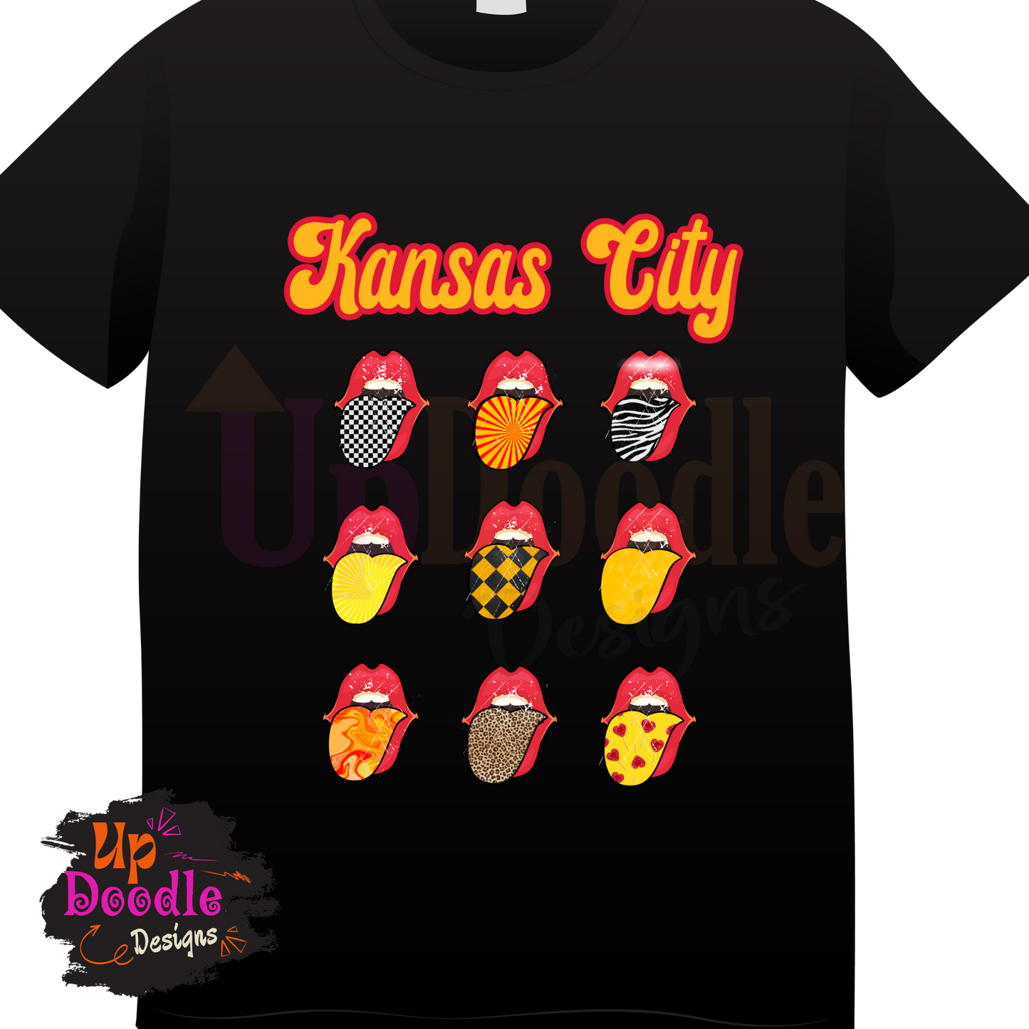 H963 Kansas City Lips DTF/Sublimation Transfer