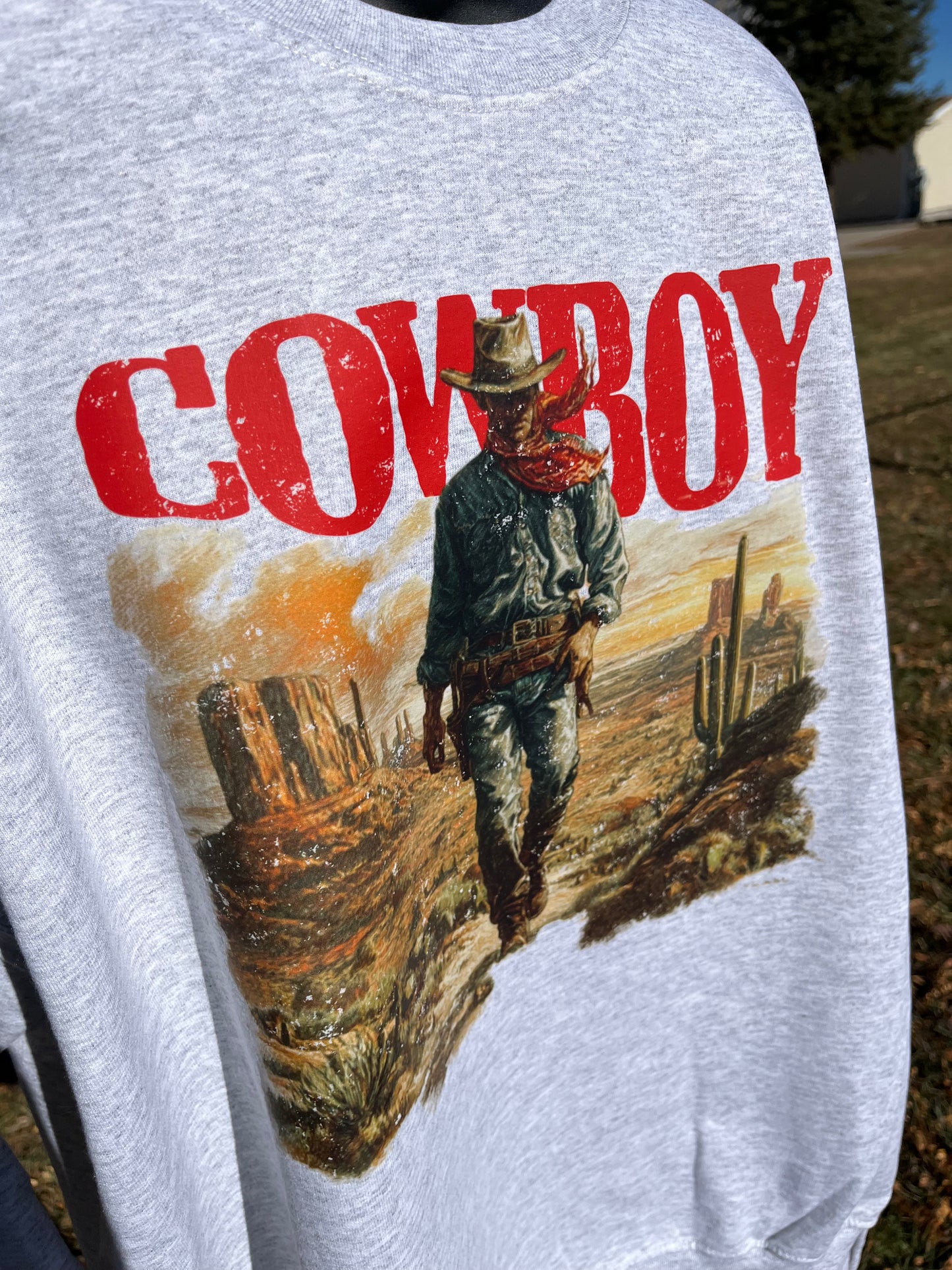 Cowboy crewneck