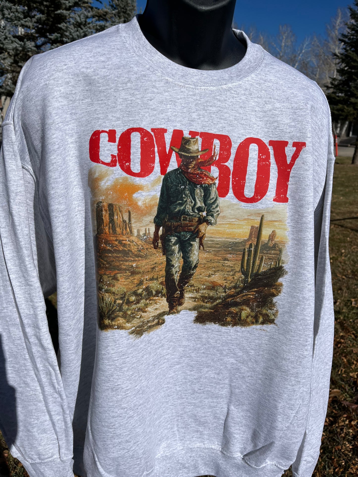 Cowboy crewneck