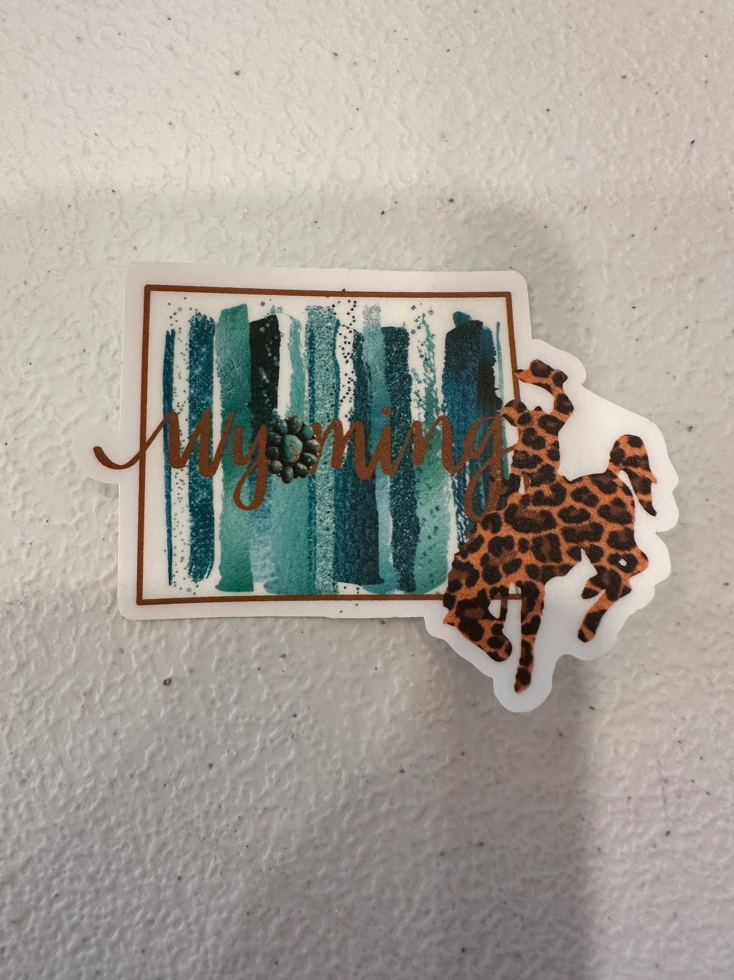 Exclusive Wyoming Orignal Design 3" Sticker