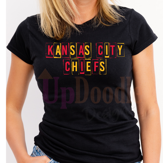 KANSAS CITY Chiefs BOX Football Sporting DTF Transfer