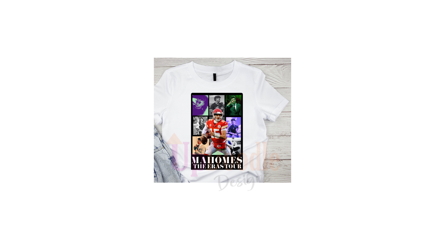 PATRICK MAHOMES THE ERAS TOUR Sayings Chiefs Football Sporting DTF Transfer