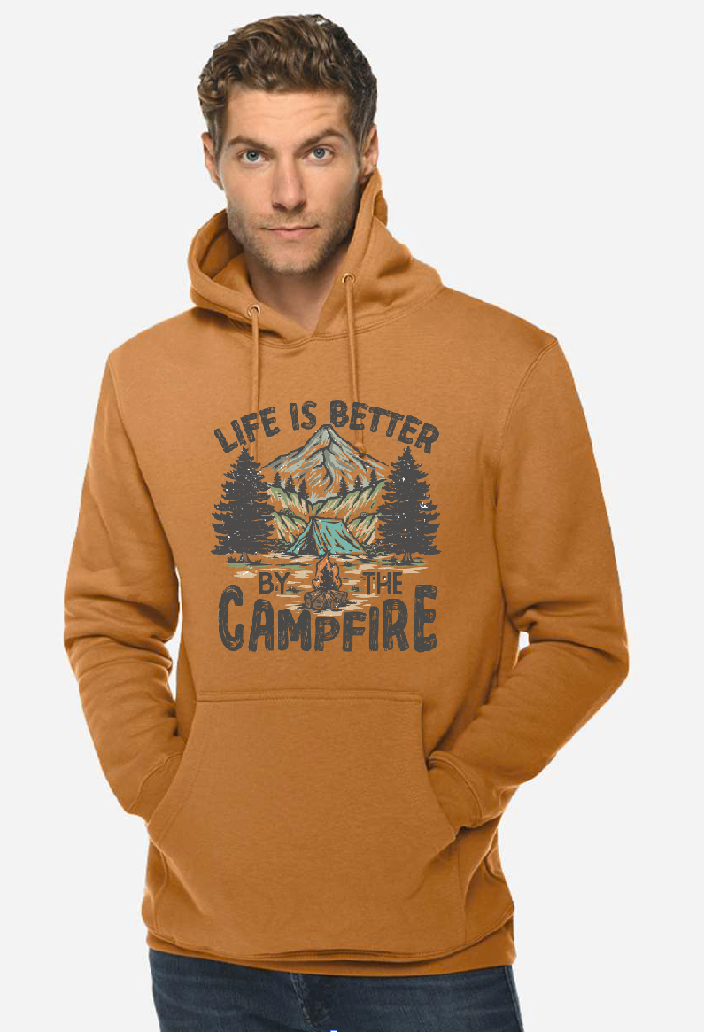 Life is better by the campfire DTF Transfer
