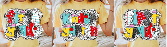 Pick your Grade polka dots DTF Transfers