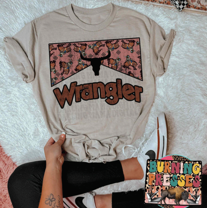 Bucking Horse Western DTF Transfer