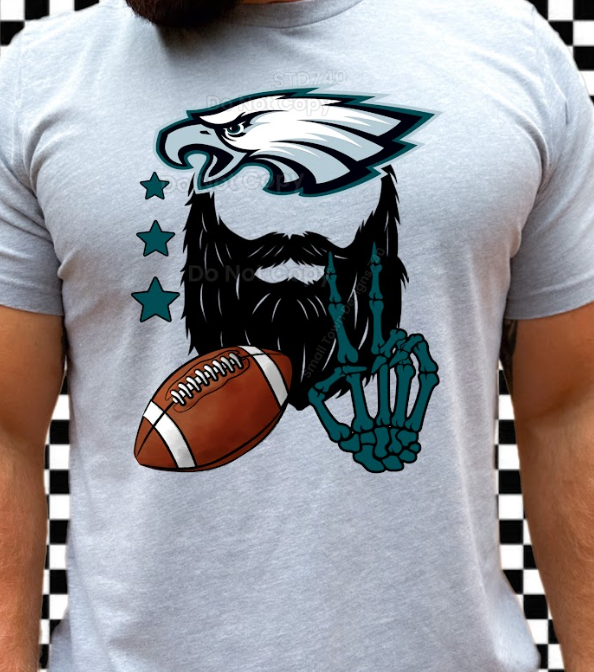 Philadelphia Beard Football DTF Transfer