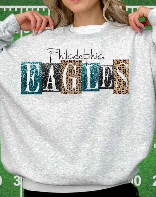 Philadelphia Block Letters DTF Transfer