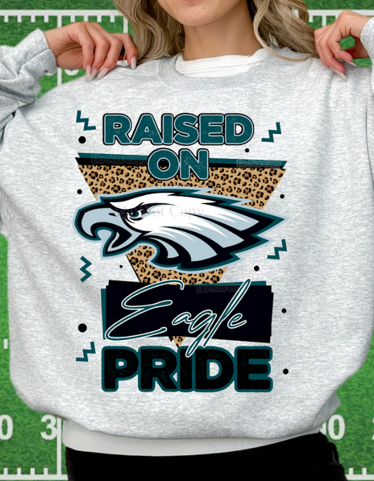 Raised on Philadelphia Football DTF Transfer