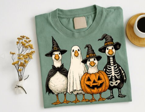 Goose Halloween DTF Transfer