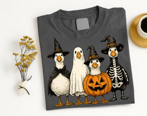Goose Halloween DTF Transfer