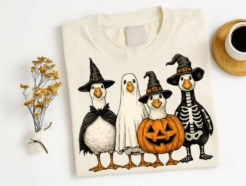 Goose Halloween DTF Transfer