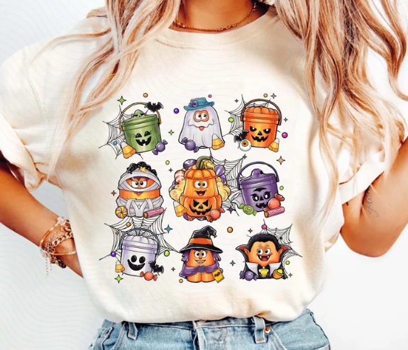 Chicken Nugget Halloween DTF Transfer