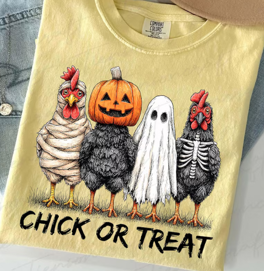 Chick or Treat DTF Transfer