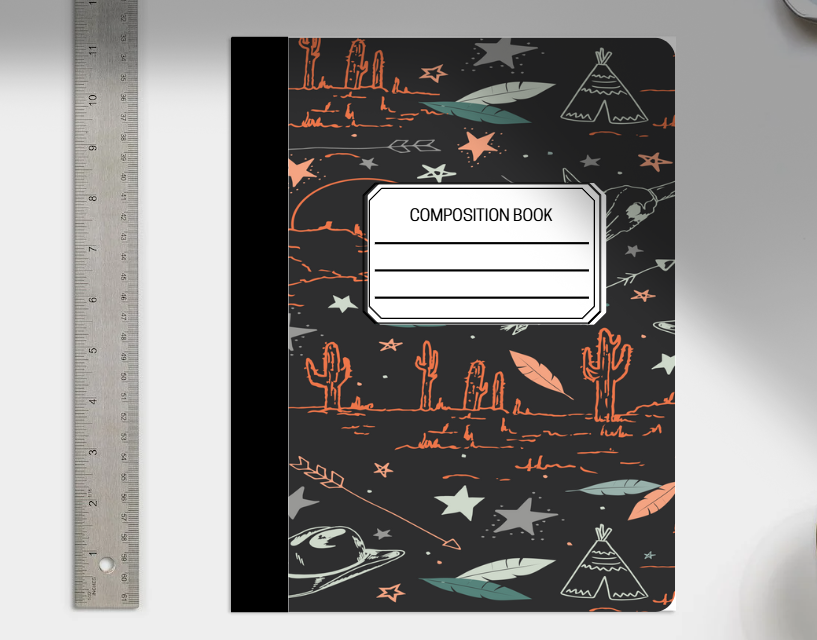 Western sites Composition Notebook or Print do It yourself