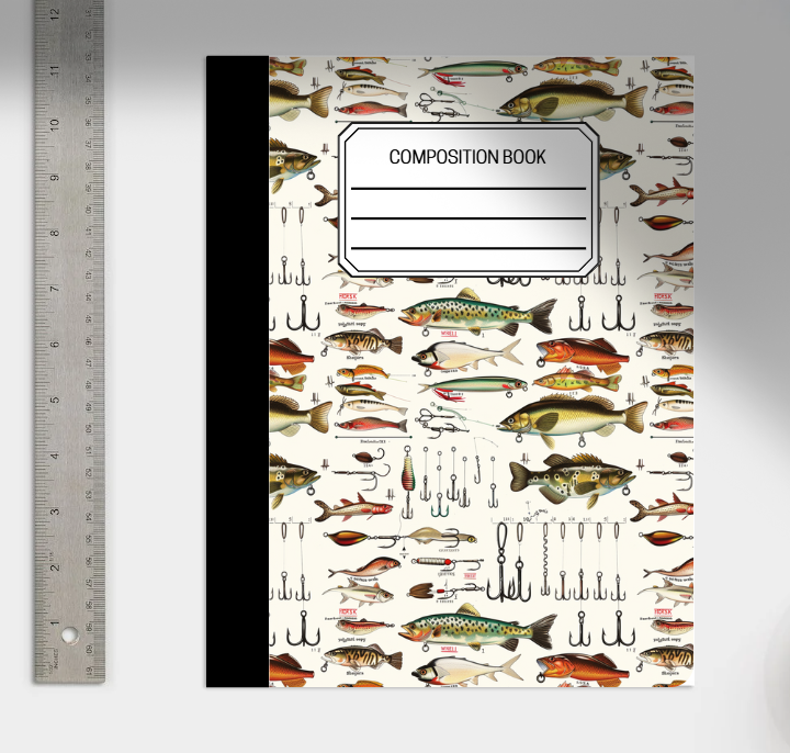 Fishing Composition Notebook or Print do It yourself