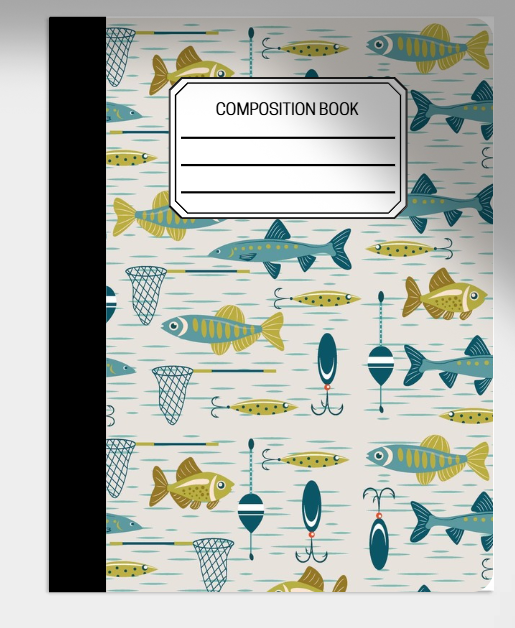 Fish Composition Notebook or Print do It yourself