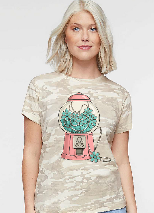 Gumball Turquoise DTF Transfer