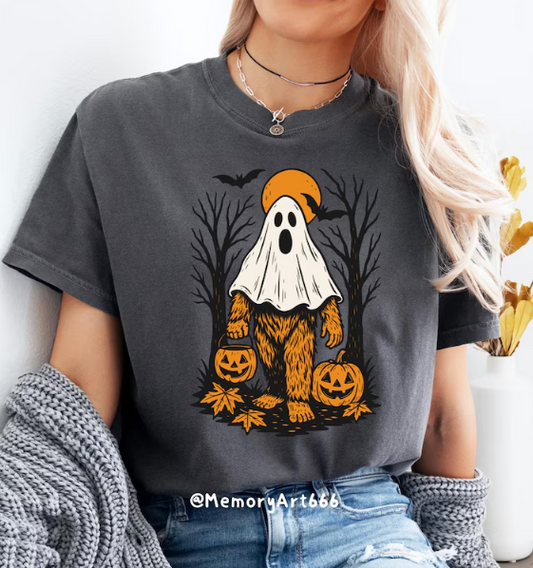 Big Foot Ghost DTF Transfer