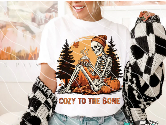 Cozy to the bone DTF Transfer