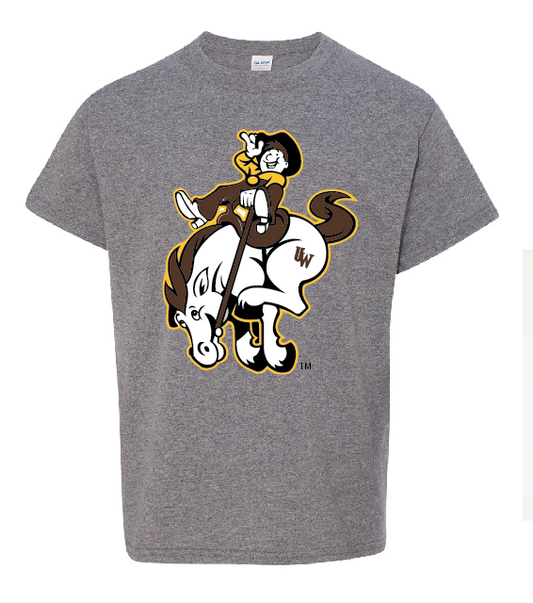 Wyoming Cowboy Youth Hoodie or T-Shirt