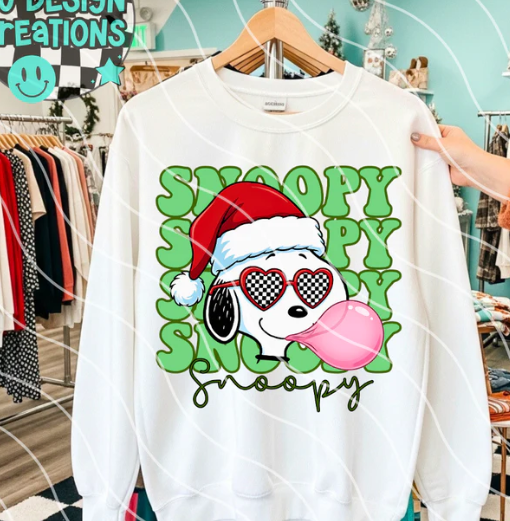 Christmas Cool Guy DTF Transfer