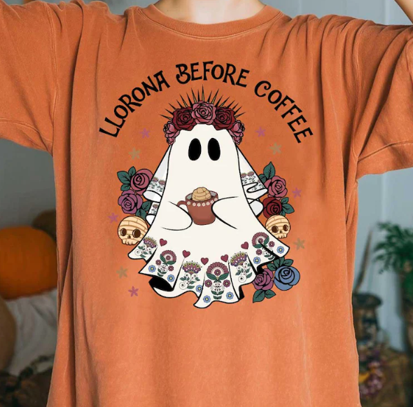 Llorona Before Coffee DTF Transfer