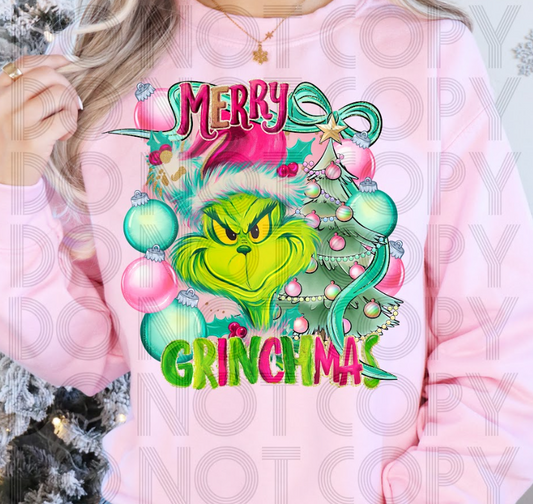 Merry Grinchmas DTF Transfer