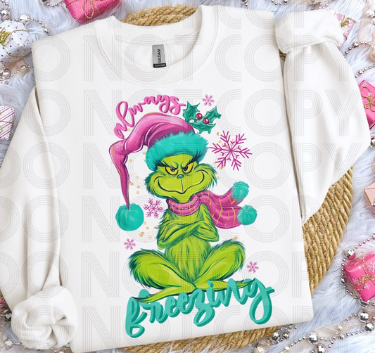 Always Freezing DTF Transfer