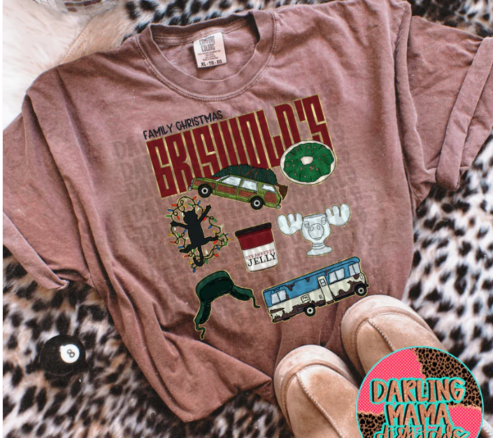 Family Christmas Collage DTF Transfer