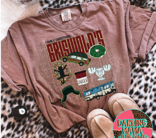 Family Christmas Collage DTF Transfer