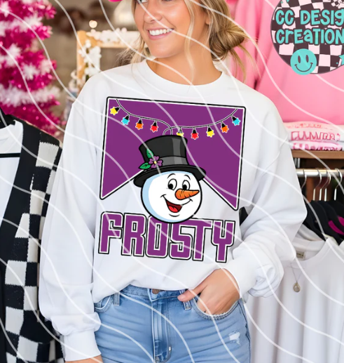 Snowman, cool dog, green guy, or santa DTF Transfer