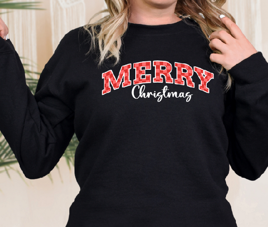 Merry Christmas red or green DTF Transfer