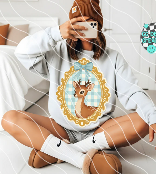 Framed wild life DTF Transfer