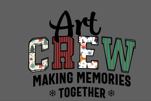 Art or Library Crew Christmas DTF Transfer