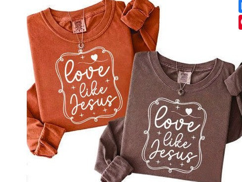 Love like Jesus DTF Transfer