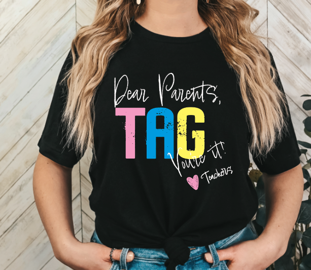 1481 Dear Parents DTF/Sublimation Transfer