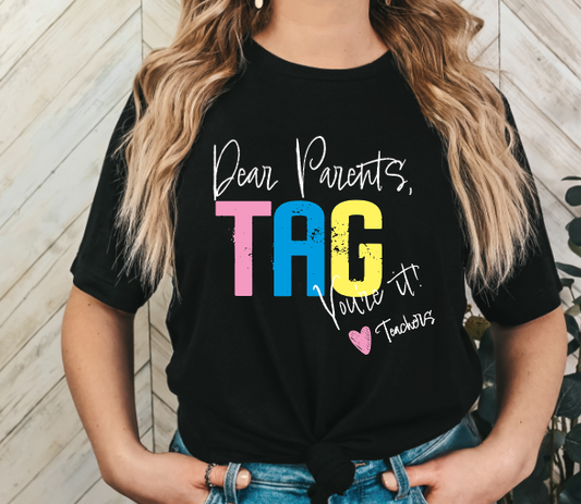 1481 Dear Parents DTF/Sublimation Transfer