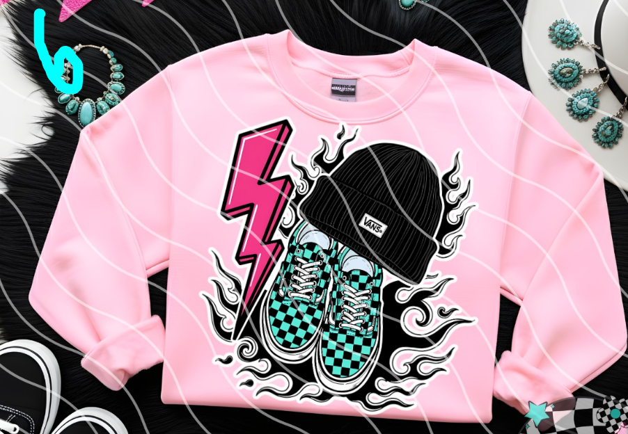 Western checkered, choose your favorite DTF Transfer