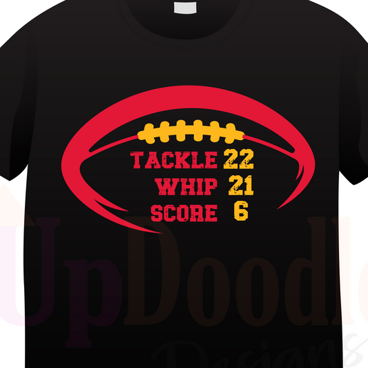 TACKLE WHIP SCORE KC FOOTBALL DTF transfers