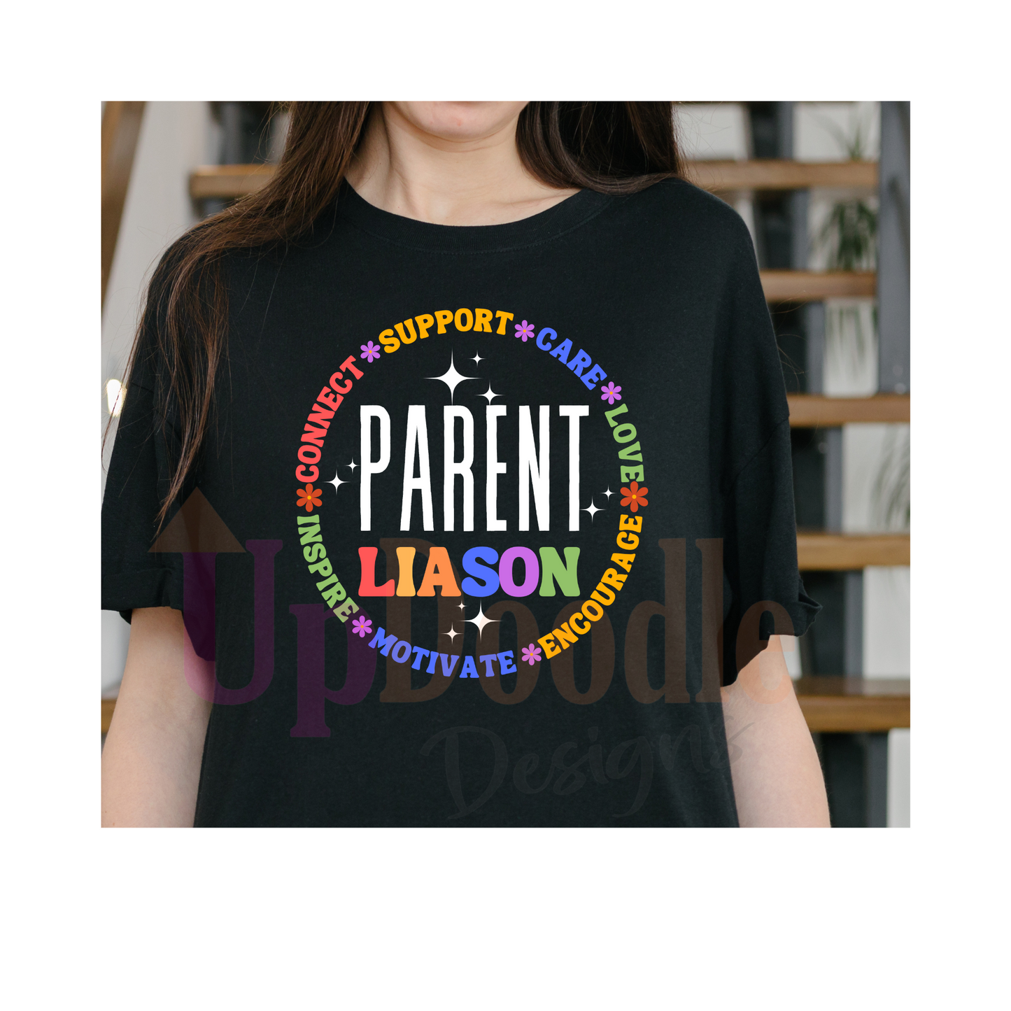 PARENT LIASON TEACHER Sayings DTF Transfer