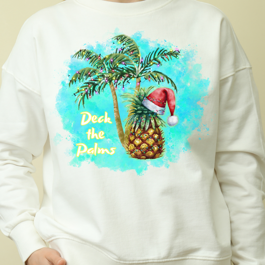 DECK THE PALMS DTF transfers