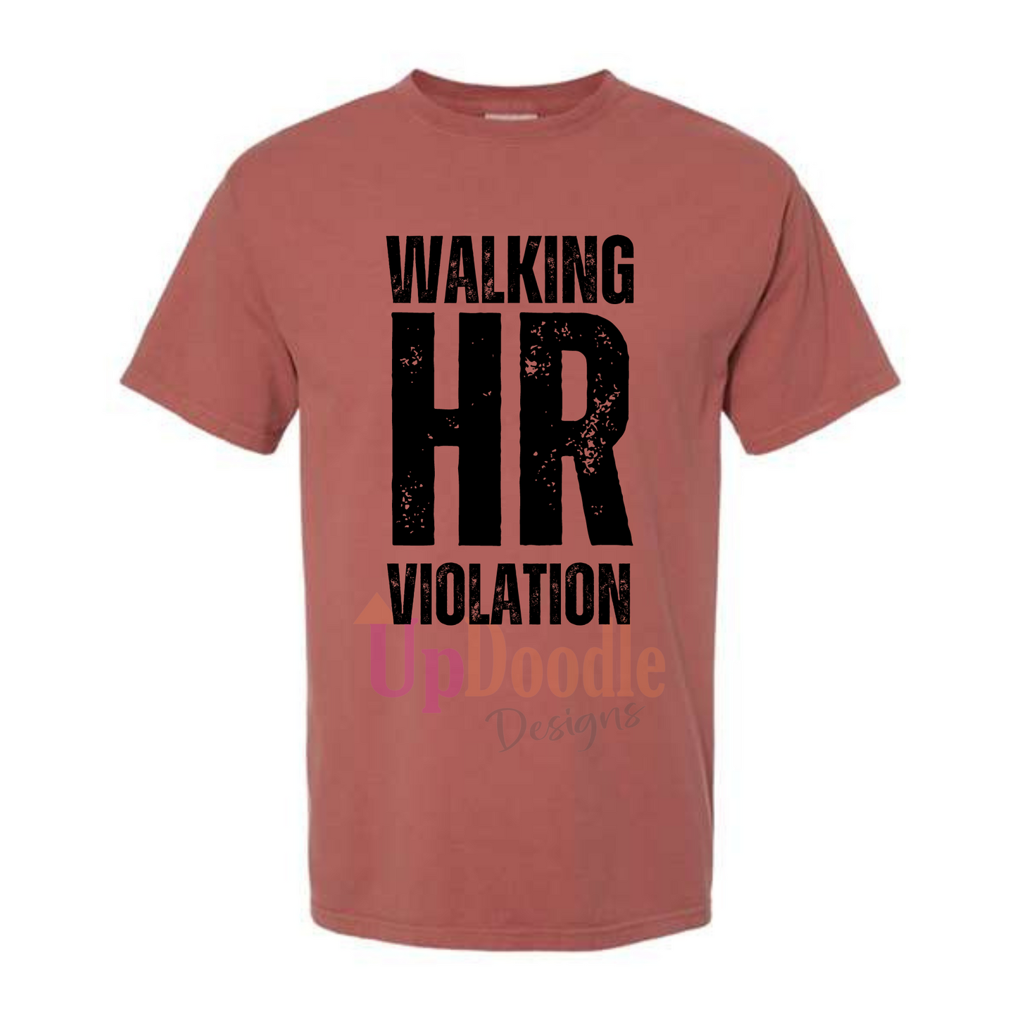 WALKING HR VIOLATION Sayings DTF Transfer