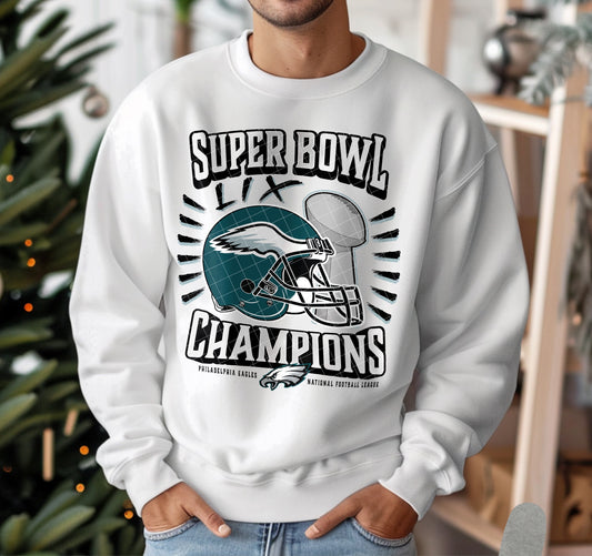 SUPER BOWL LIV Champions black or white writing DTF/Sublimation Transfer