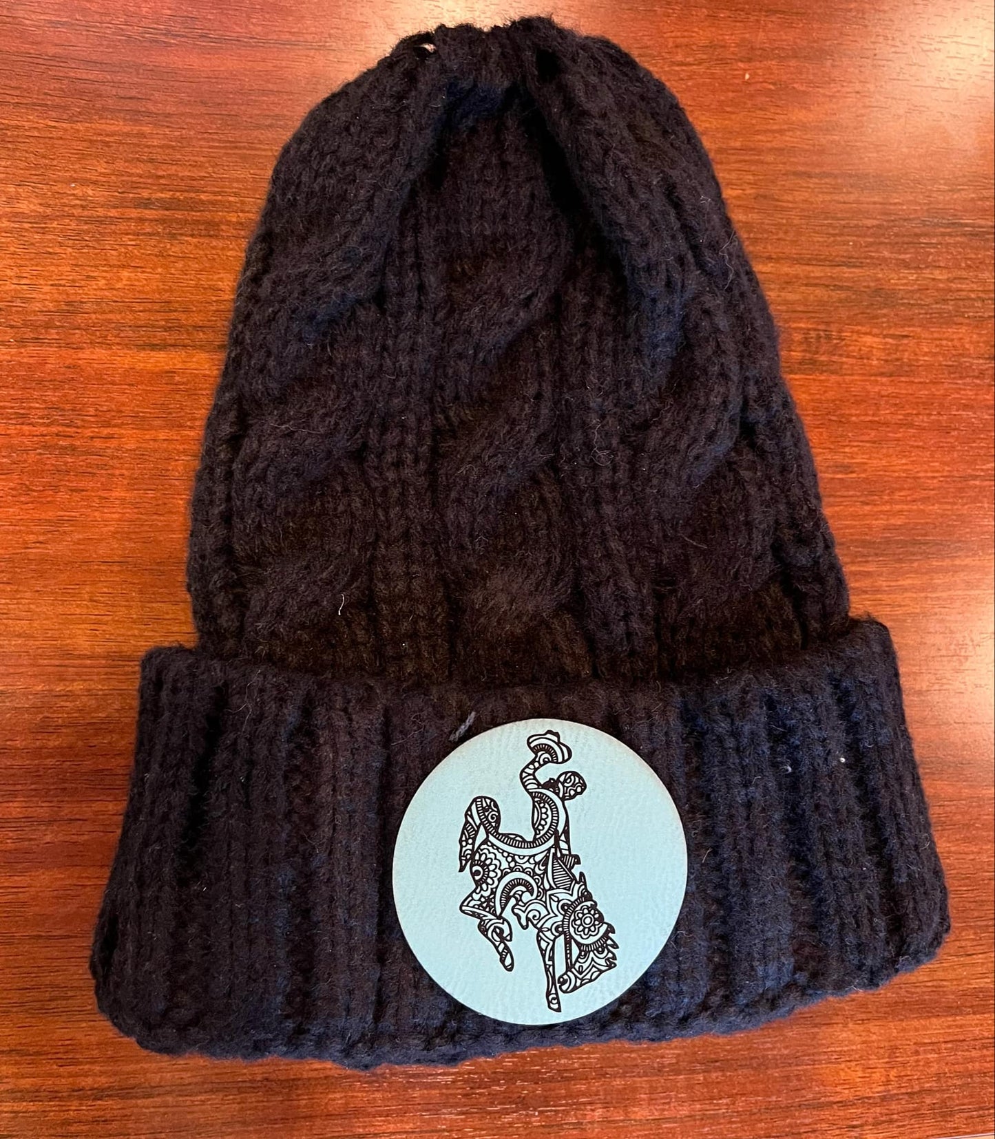 Wyoming Black Beanie