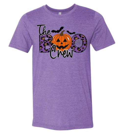 The Boo Crew Halloween DTF transfers