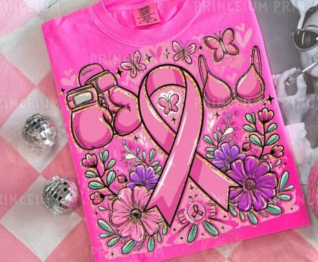 Breast Cancer Fight DTF Transfer