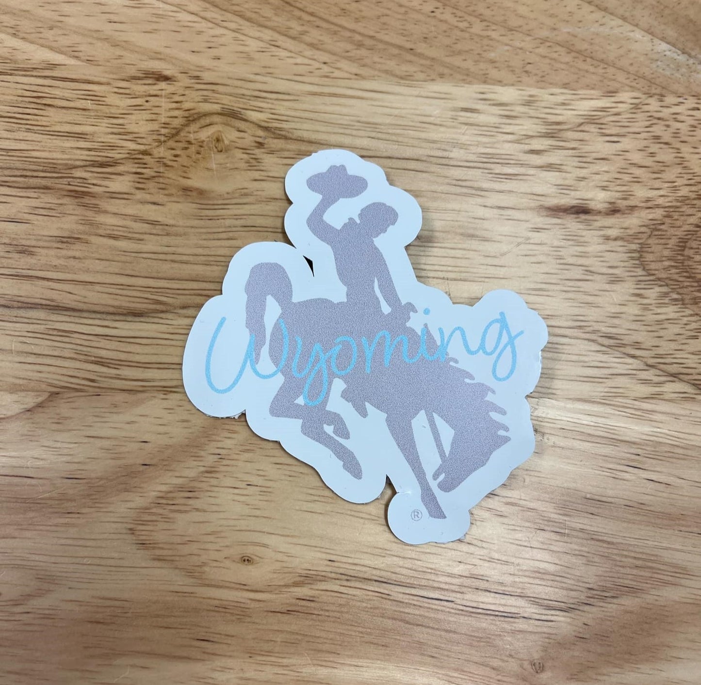 Wyoming Bucking Horse 3.25" Sticker